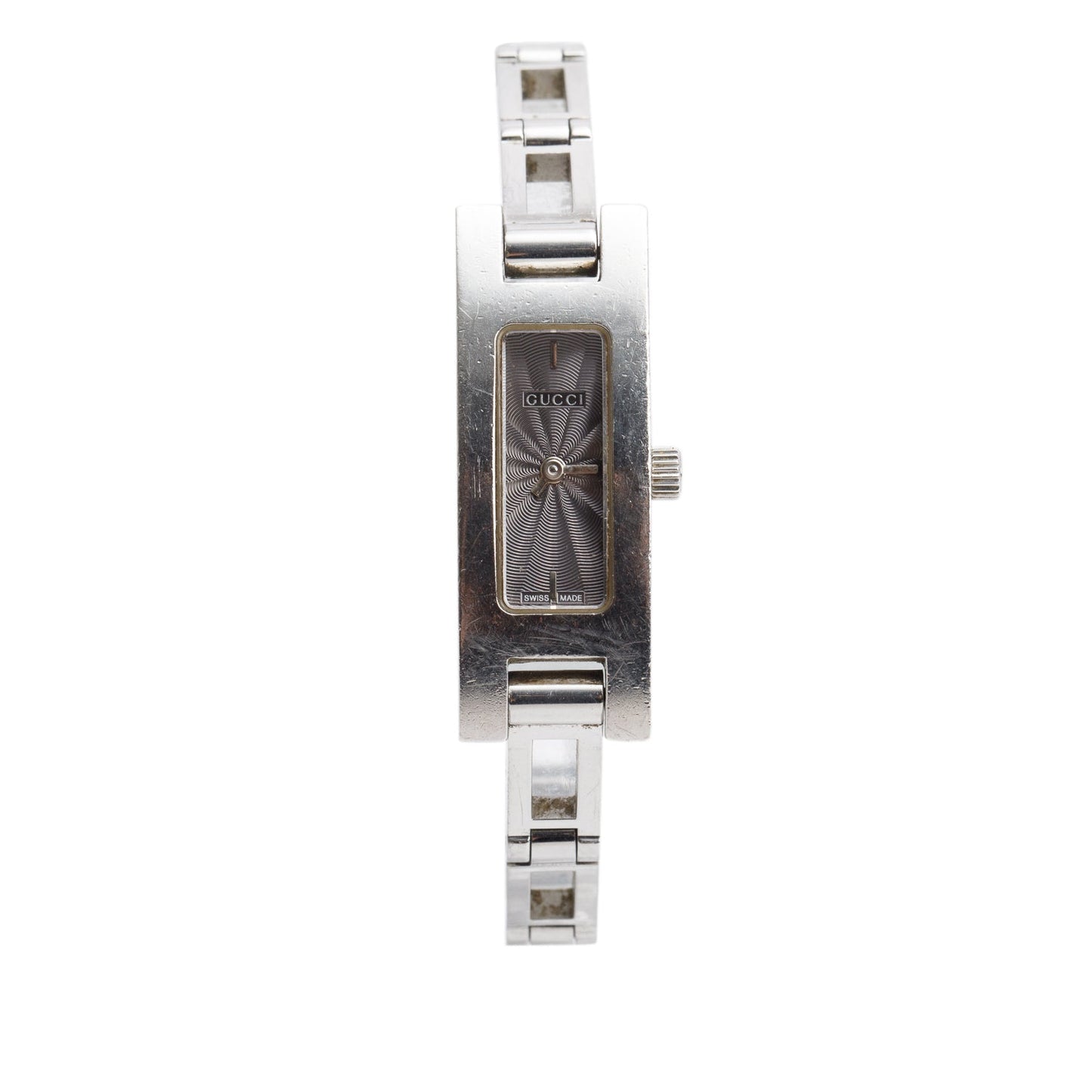 Gucci Stainless Steel 3900 Series Watch Grey Dial w/ Box & Papers