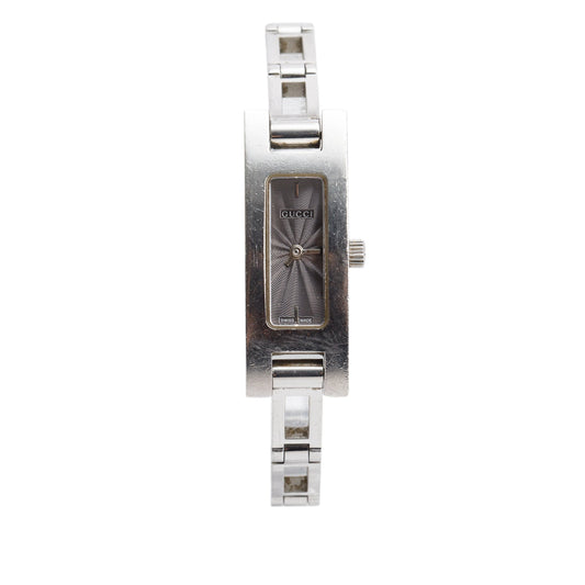 Gucci Stainless Steel 3900 Series Watch Grey Dial w/ Box & Papers