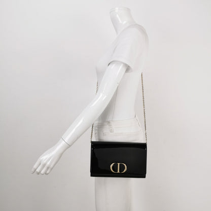 Dior 30Montaigne Patent Leather Cd Logo Flap Crossbody Bag 037852001088