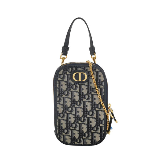 Dior 30Montaigne Monogram Canvas And Leather Crossbody Bag 250314781104897