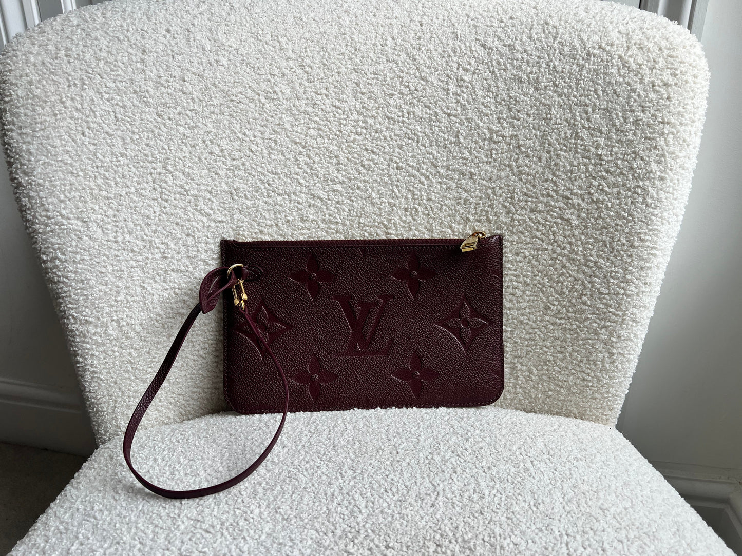 Louis Vuitton Pouch (from Neverfull) Wine Empreinte