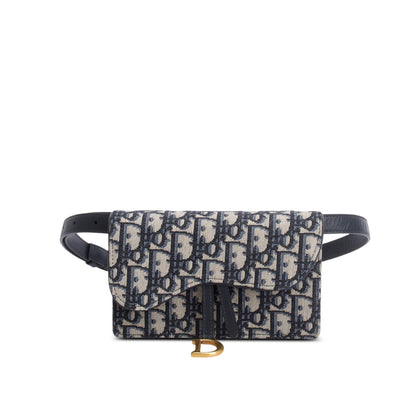 Christian Dior Oblique Saddle Belt Pouch
