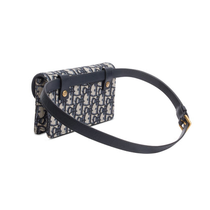 Christian Dior Oblique Saddle Belt Pouch