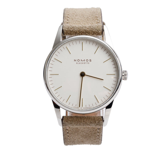 Nomos Glashutte 2024 Stainless Steel Orion 33 MM Duo Watch w/ Box & Papers