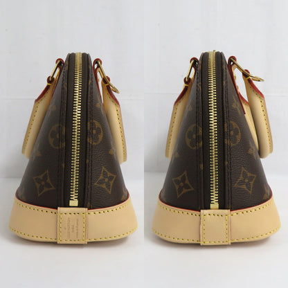 Louis Vuitton Alma BB M53152 Monogram Handbag 2WAY Shoulder Bag Crossbody Brown G Gold  Leather  New Unused]