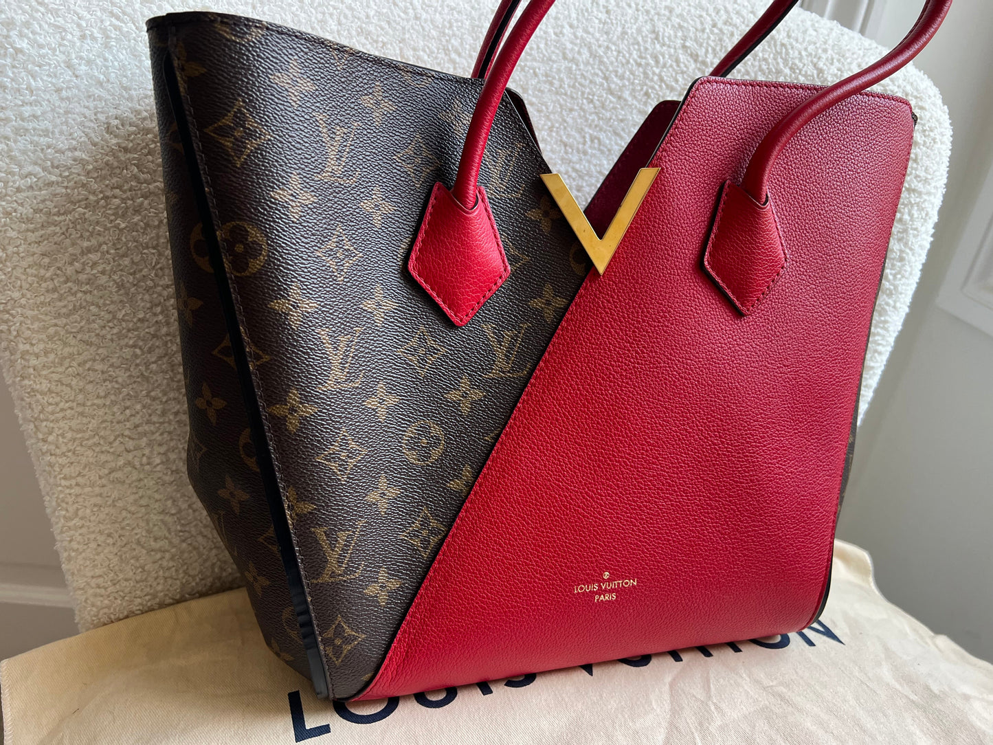 Louis Vuitton Kimono Bag Monogram and Red