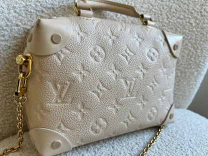 Louis Vuitton Cream Empreinte Petite Malle Souple Bag (RRP £2420)
