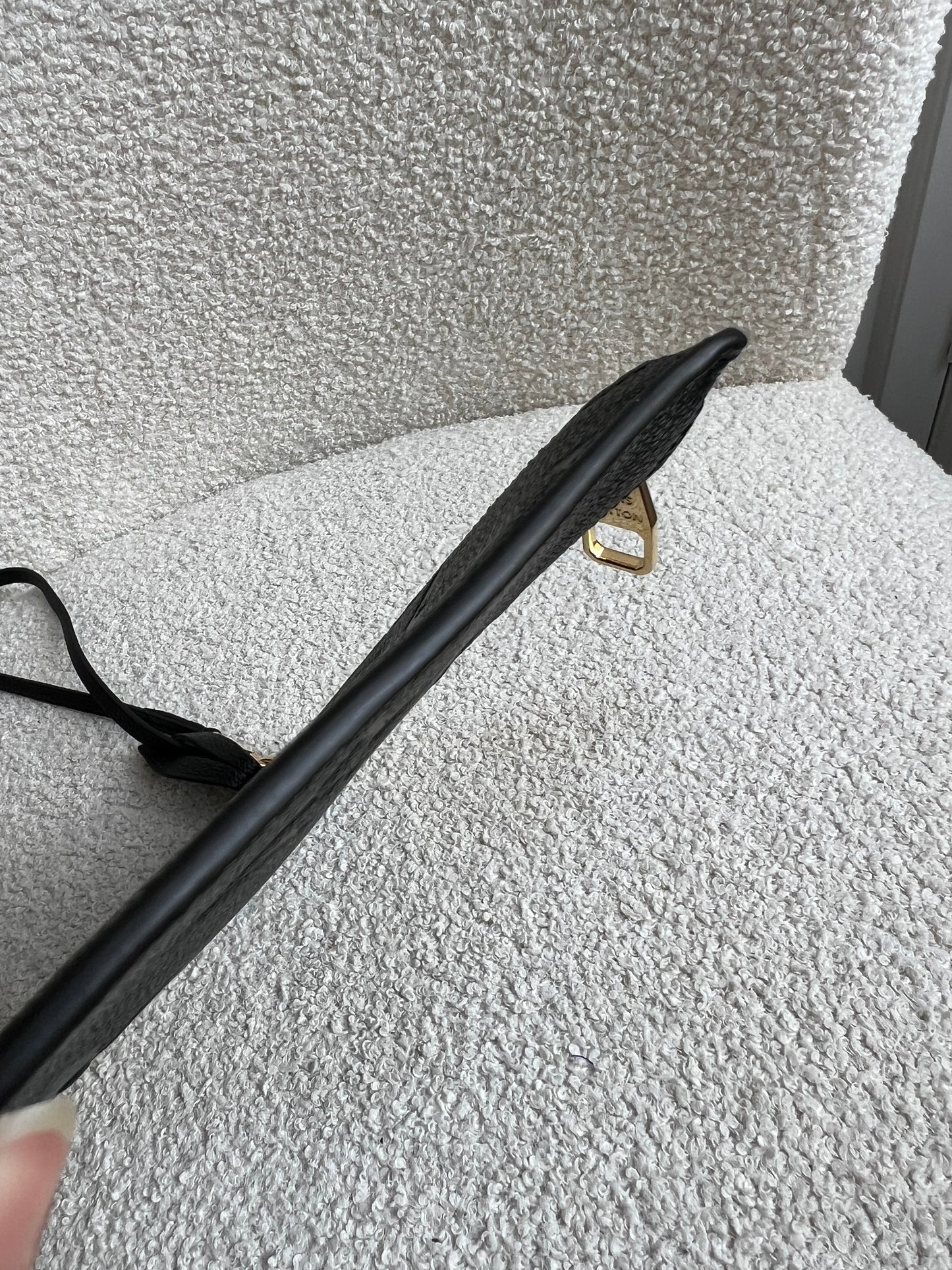 Louis Vuitton Pouch (from Neverfull) Black Empreinte