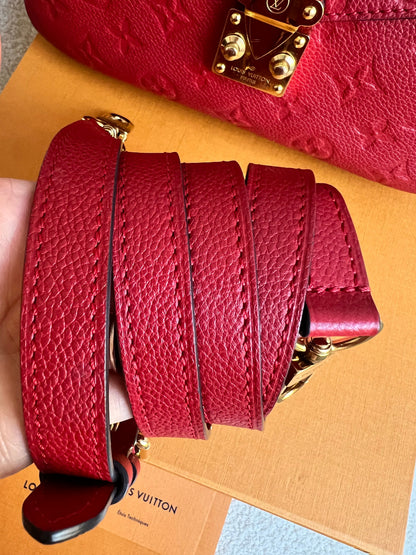 Louis Vuitton Pochette Metis Red Empreinte (RRP £2,130)