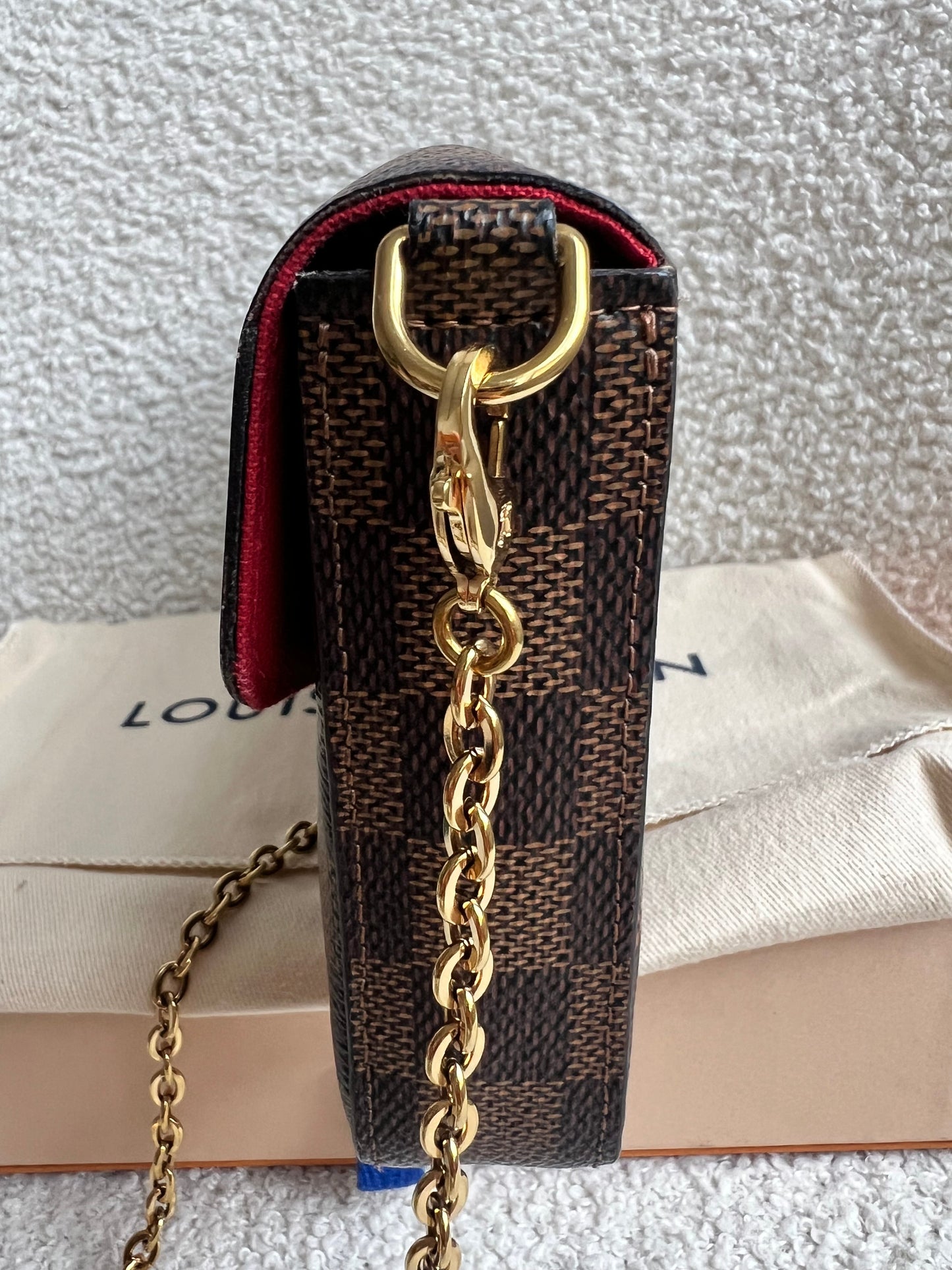 Louis Vuitton Felicie Pochette Damier Ebene (RRP £1110)