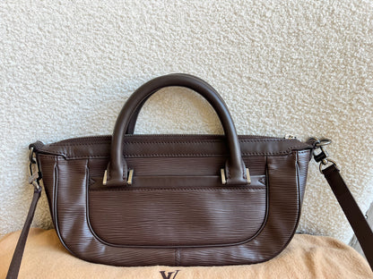 Louis Vuitton Dhanura PM Dark Brown Epi Leather