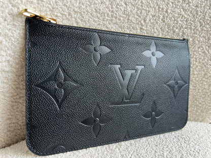 Louis Vuitton Pouch (from Neverfull) Black Empreinte