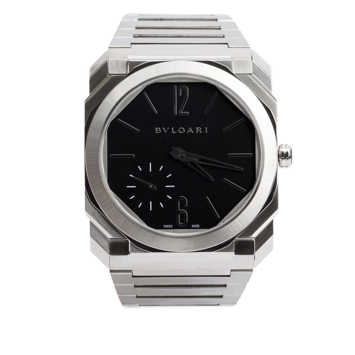 BVLGARI 2022 Stainless Steel Octo Finissimo 40 MM Automatic Watch Back Dial w/ Box & Papers