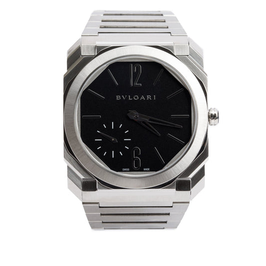 BVLGARI 2022 Stainless Steel Octo Finissimo 40 MM Automatic Watch Back Dial w/ Box & Papers