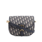 Christian Dior 2020 Blue Oblique Jacquard Medium Bobby Bag