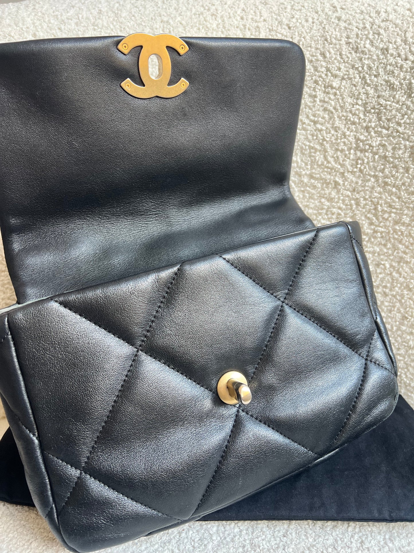 Chanel Small 19 in Black Lambskin (RRP £5,590)