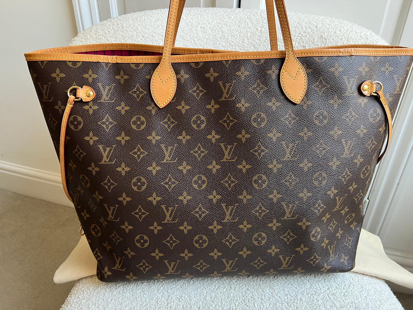 Louis Vuitton Neverfull GM Monogram Pivoine Interior (RRP £1,470)