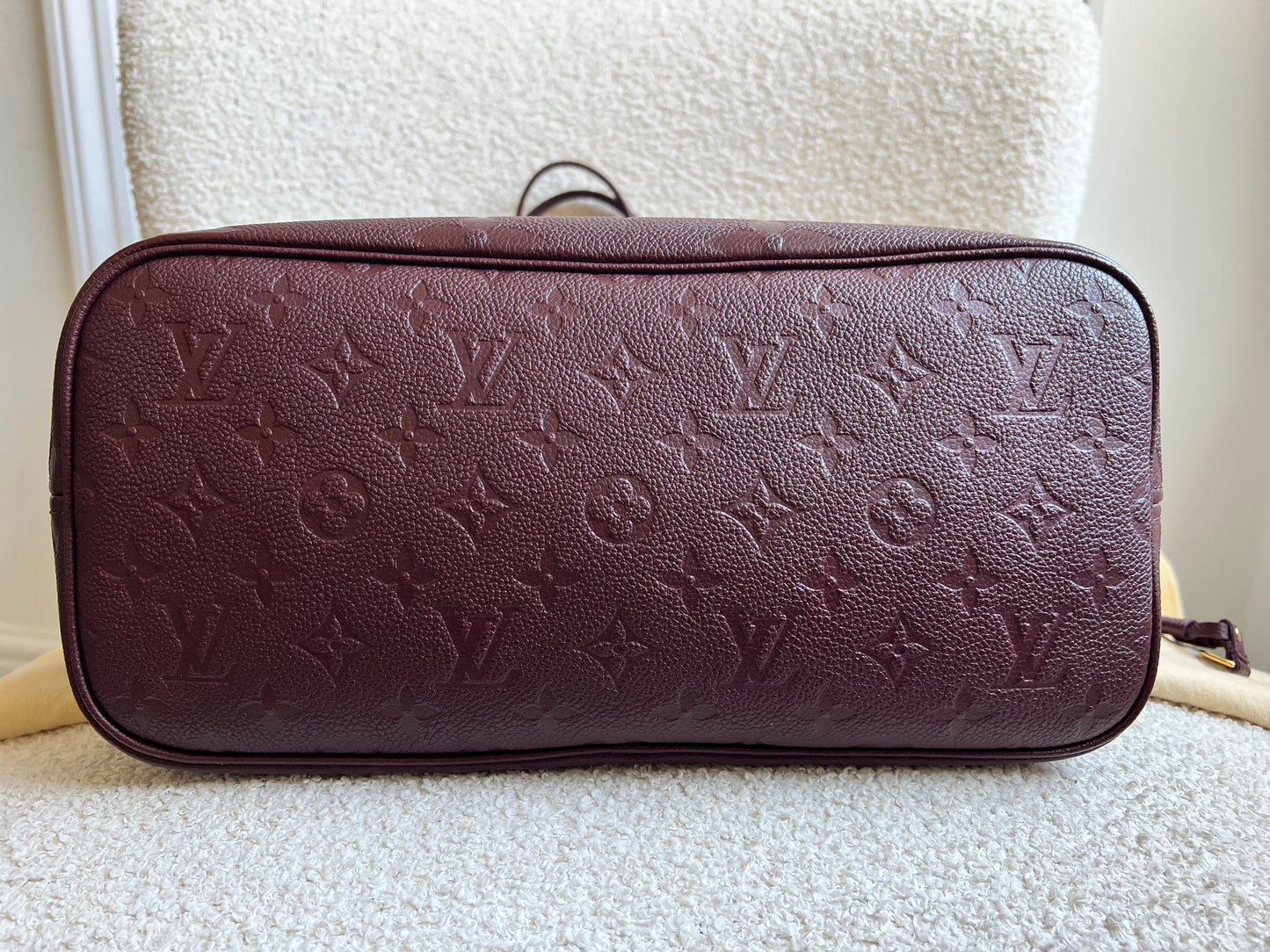 Louis Vuitton Neverfull MM Wine Empreinte (RRP £1,970)