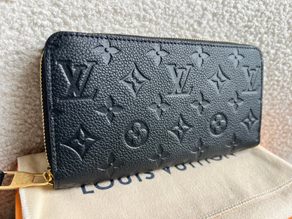 Louis Vuitton Zippy Wallet in Black Empreinte (RRP £790)