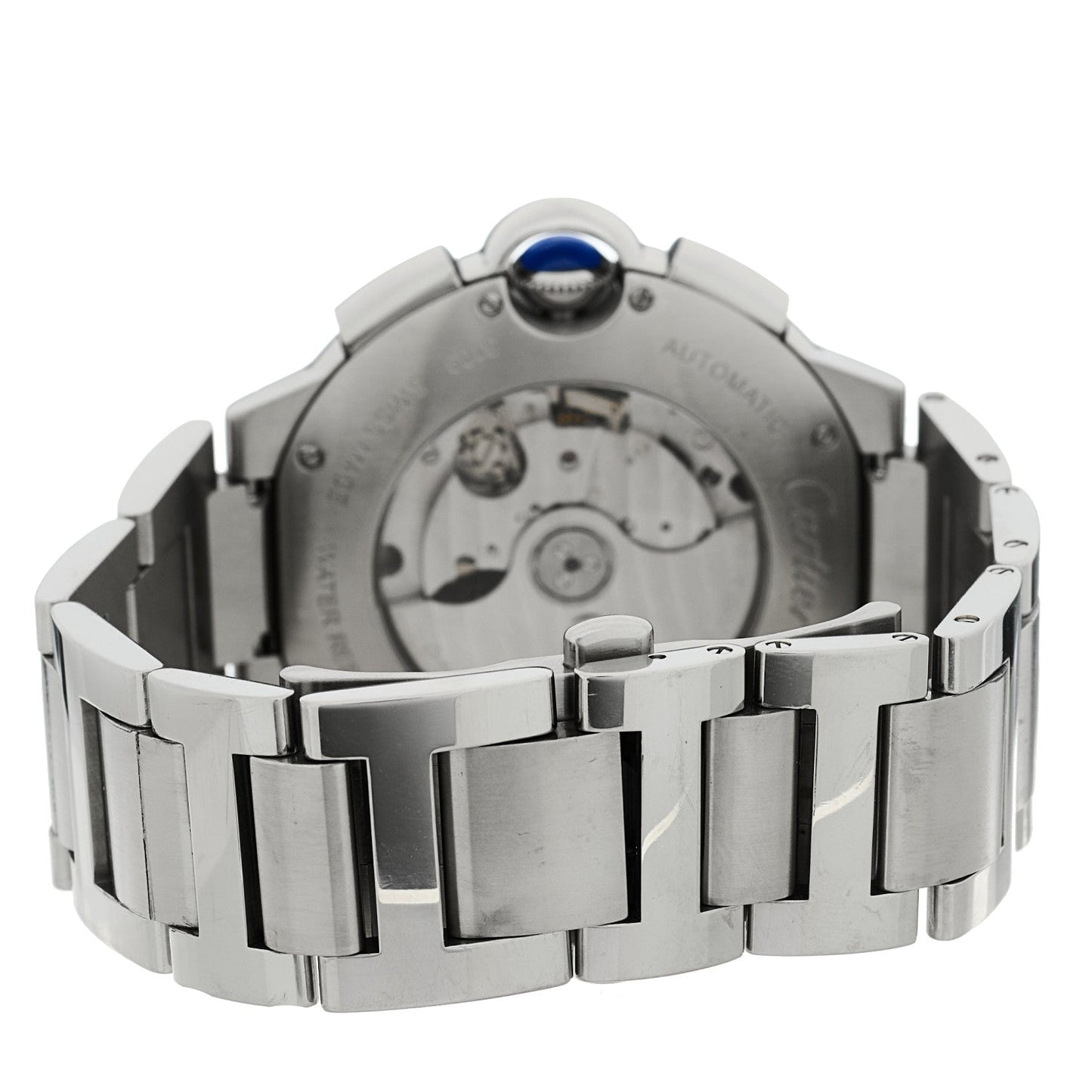Stainless Steel 44mm Ballon Bleu De Cartier Chronograph Automatic Watch