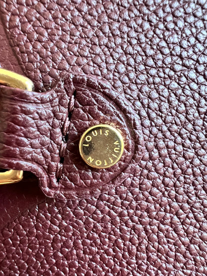 Louis Vuitton Neverfull MM Wine Empreinte (RRP £1,970)