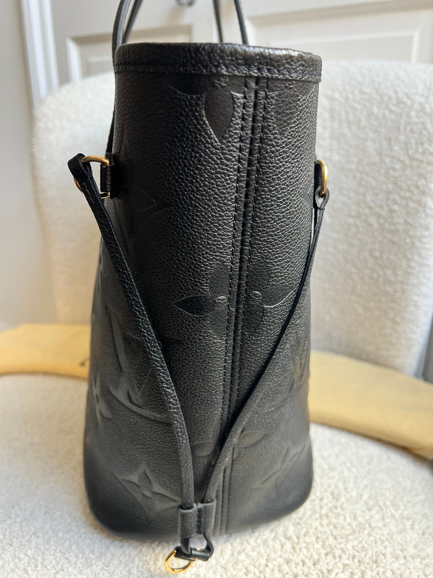 Louis Vuitton Neverfull MM Black Empreinte (RRP £1,970)