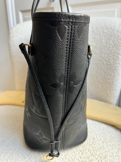 Louis Vuitton Neverfull MM Black Empreinte (RRP £1,970)