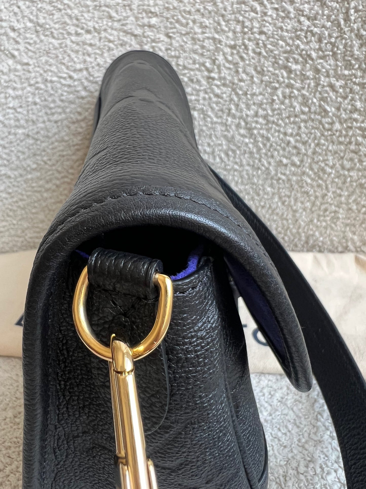 Louis Vuitton Diane Satchel Black Empreinte (RRP £2,120)