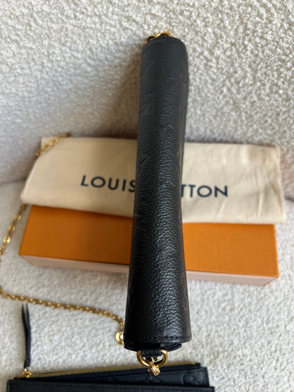 Louis Vuitton Felicie Pochette Black Empreinte Monogram (RRP £1230)