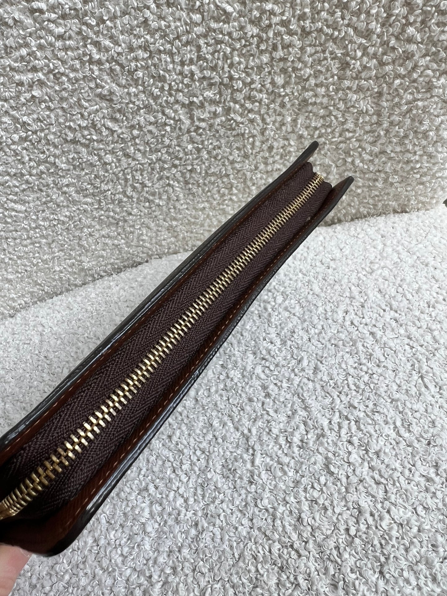 Louis Vuitton Porte Monnaie Zip Around Long Wallet in Monogram