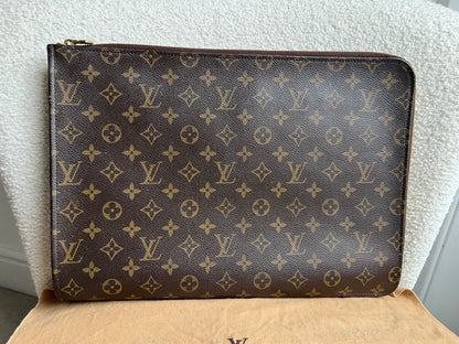 Louis Vuitton Monogram Poch Documents Portfolio Case 39