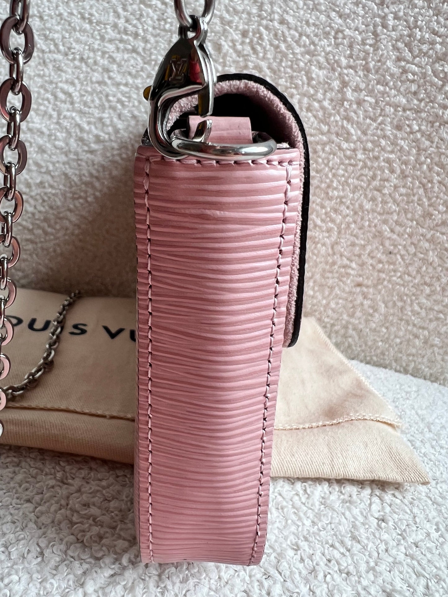 Louis Vuitton Felicie Pochette Rose Ballerine Epi (RRP £1160)