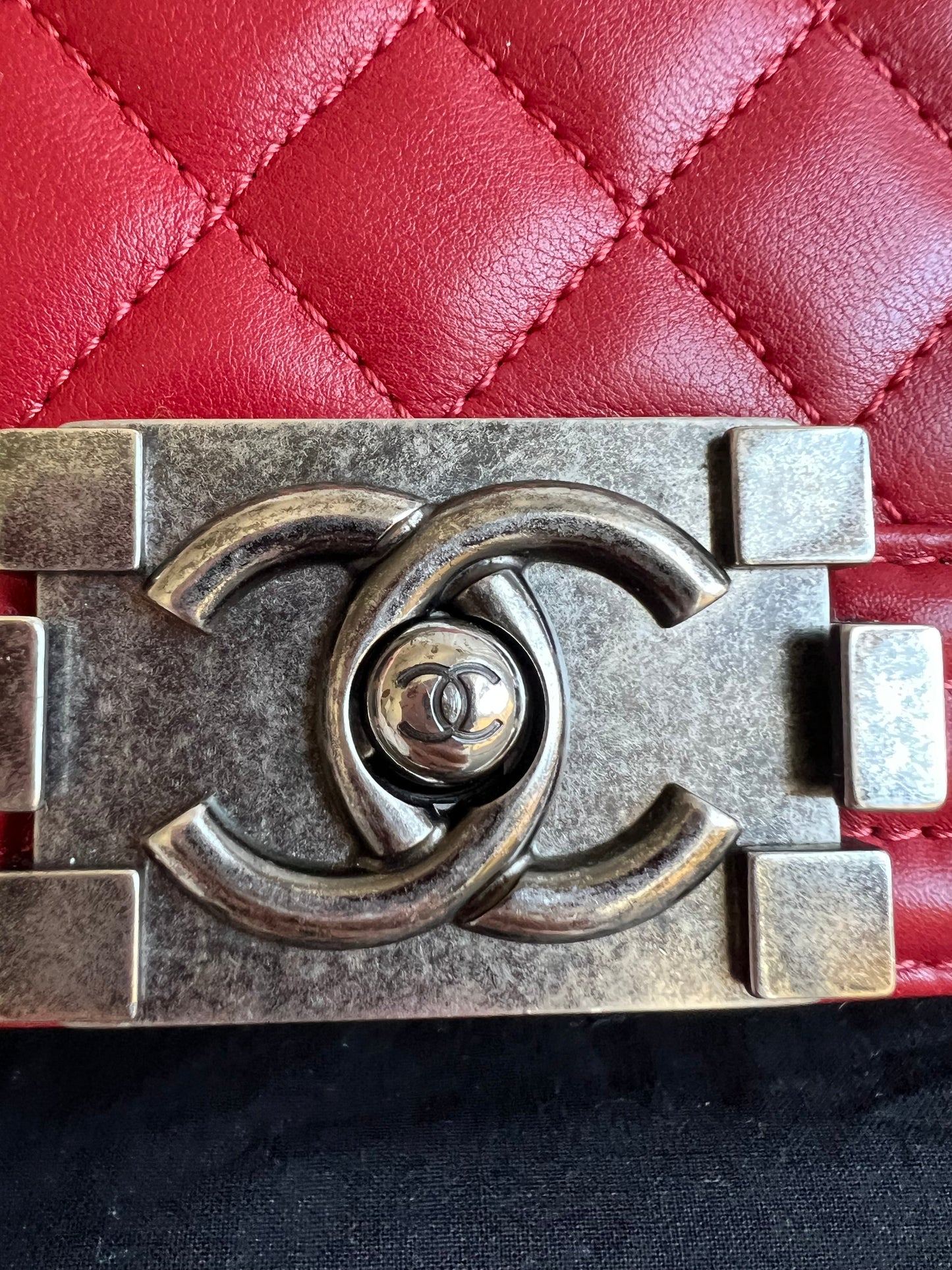 Chanel Small Red Boy Bag (RRP £5,390)