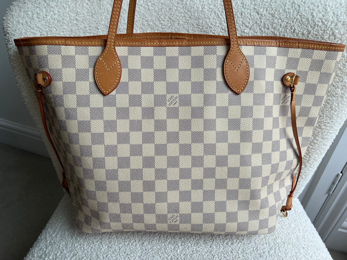 Louis Vuitton Neverfull MM Monogram Damier Azur (RRP £1,470)
