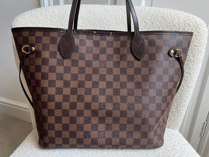 Louis Vuitton Neverfull MM Damier Ebene Cherry Interior (RRP £1,430)