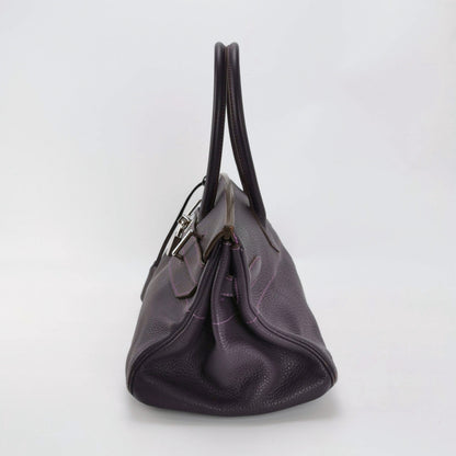 Hermes Shoulder Birkin 42 Hss Special Order Togo Cassis Violet Anemone Interior Hardware 2009