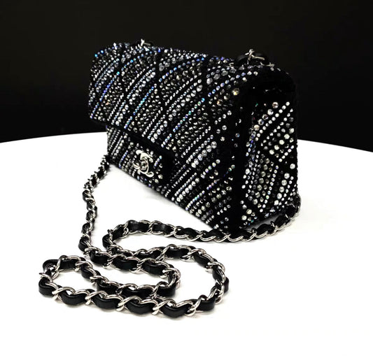 Chanel Chanel 22 Tweed Black Shoulder Bag