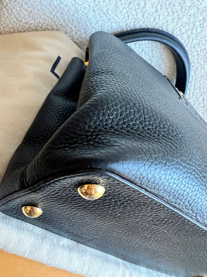 Louis Vuitton Capucines MM Black with Silver Hardware (RRP £4,350)