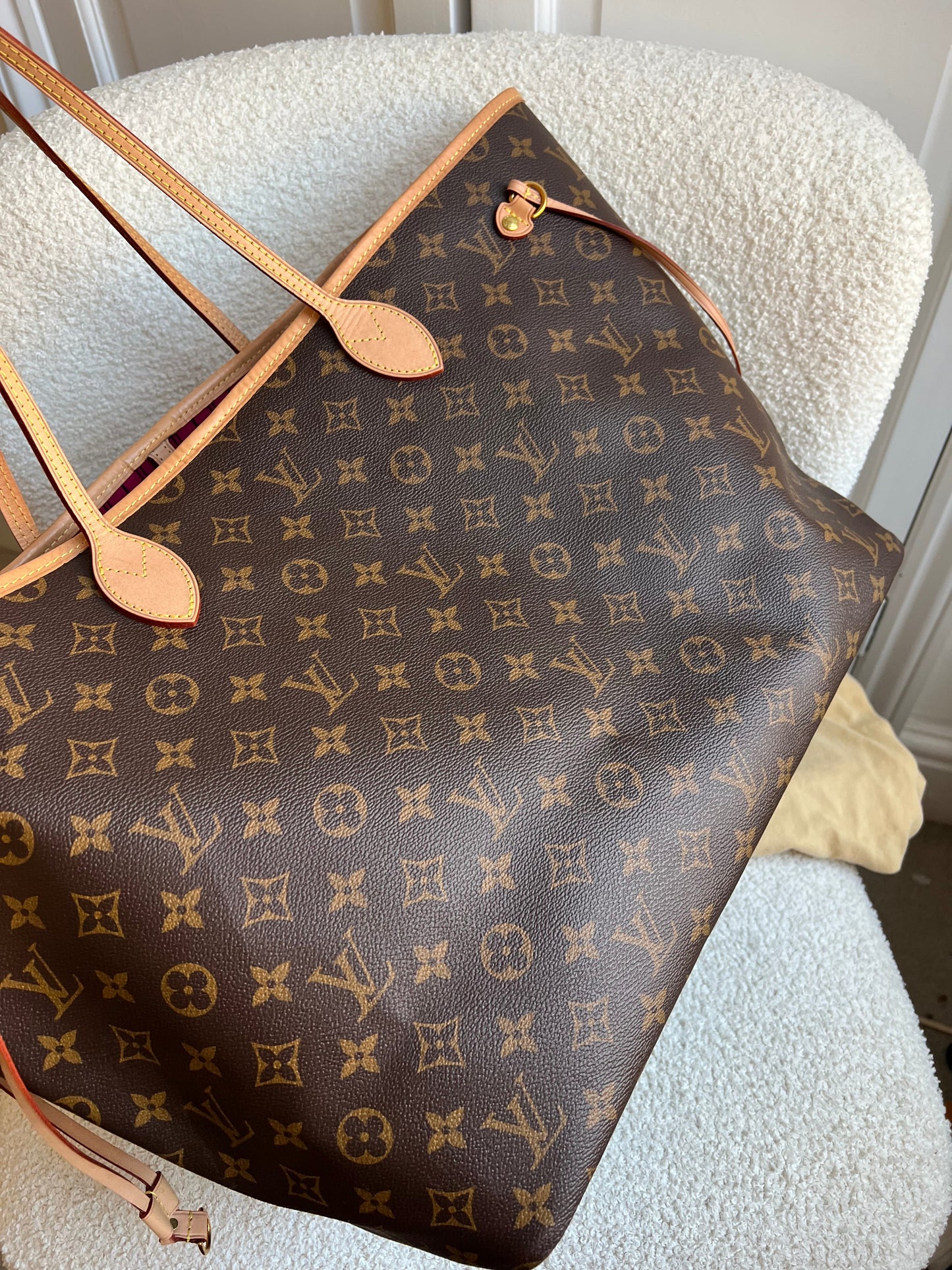 Louis Vuitton Neverfull GM Monogram Pivoine Interior (RRP £1,500)