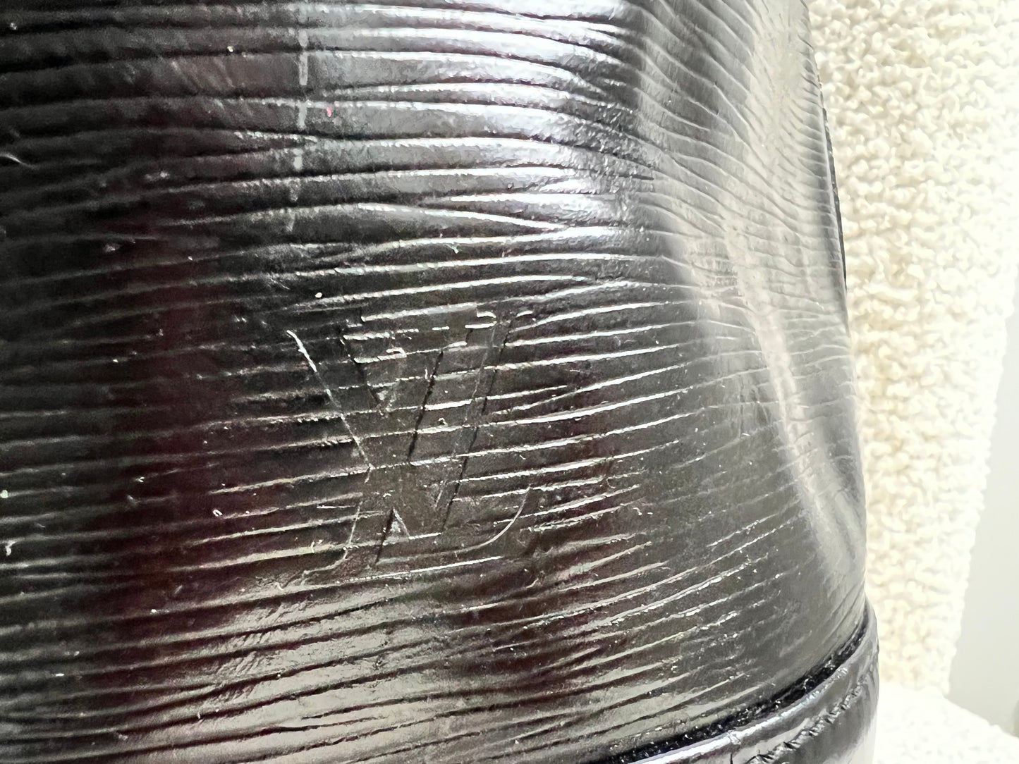 Louis Vuitton Black Epi Noe GM