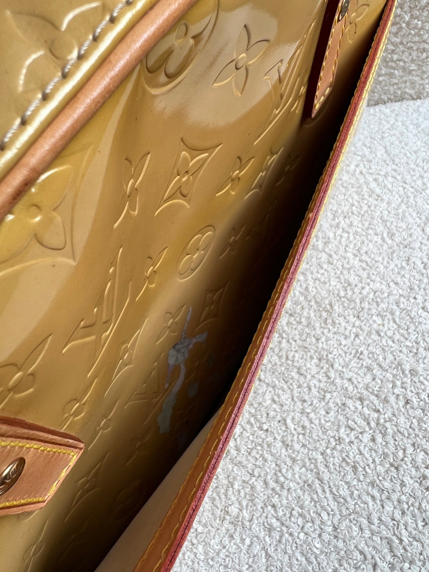 Louis Vuitton Tompkins Square Bag Pearl Monogram Vernis