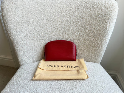 Louis Vuitton Cosmetic Pouch PM Red Epi