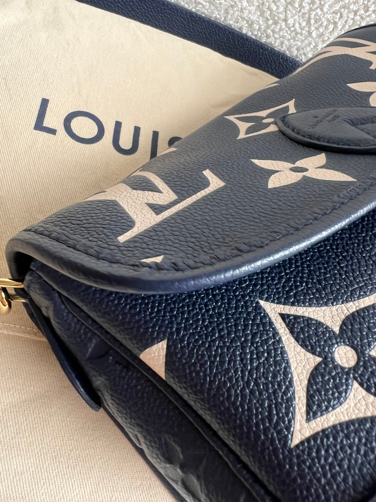 Louis Vuitton Diane Satchel Bicolour Empreinte (RRP £2,170)