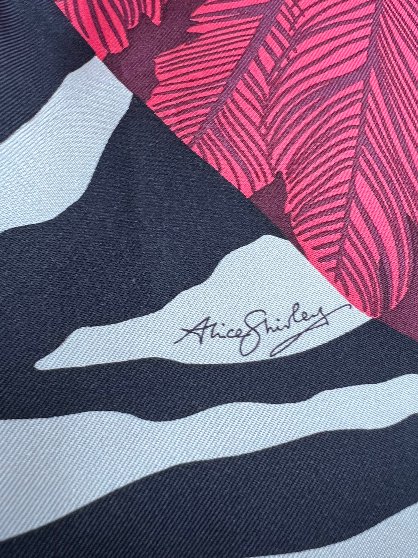 Hermès silk scarf Zebra Pegasus