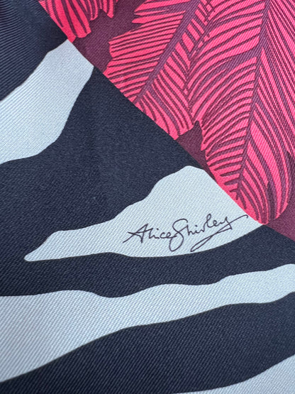 Hermès silk scarf Zebra Pegasus