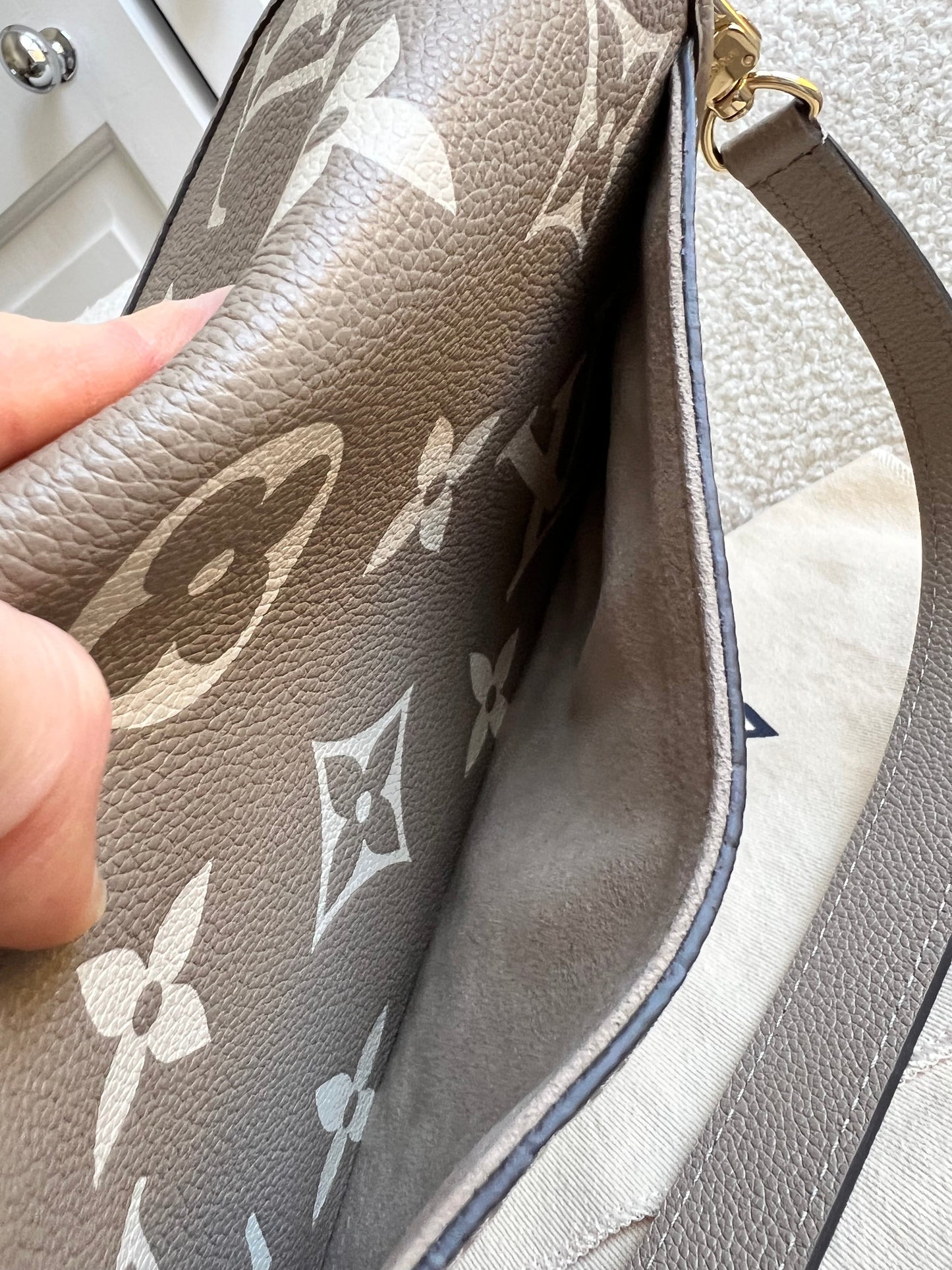 Louis Vuitton Diane Satchel Bicolour Empreinte (RRP £2,170)