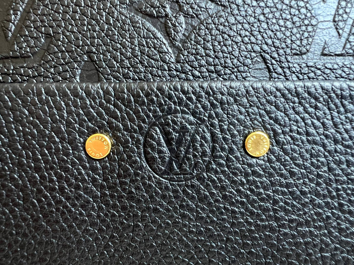 Louis Vuitton Boite Chapeau Souple MM Black Empreinte (RRP £2590)