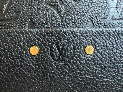 Louis Vuitton Boite Chapeau Souple MM Black Empreinte (RRP £2590)
