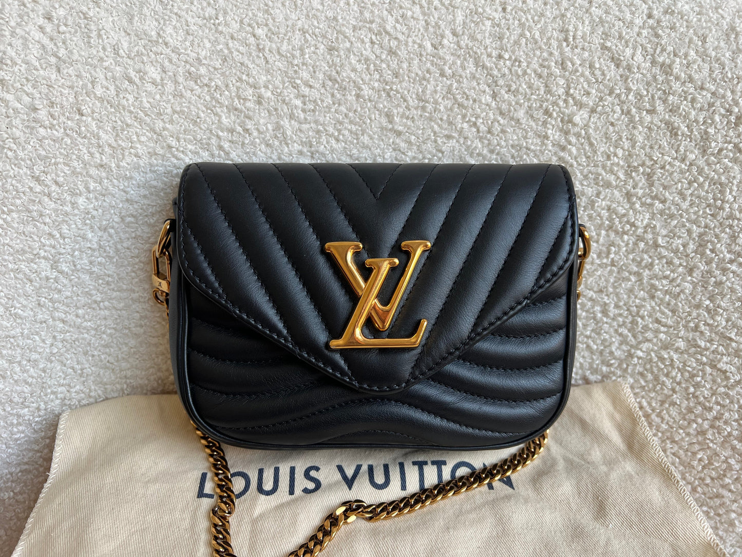Louis Vuitton Black New Wave Multi Pochette (RRP £2070)