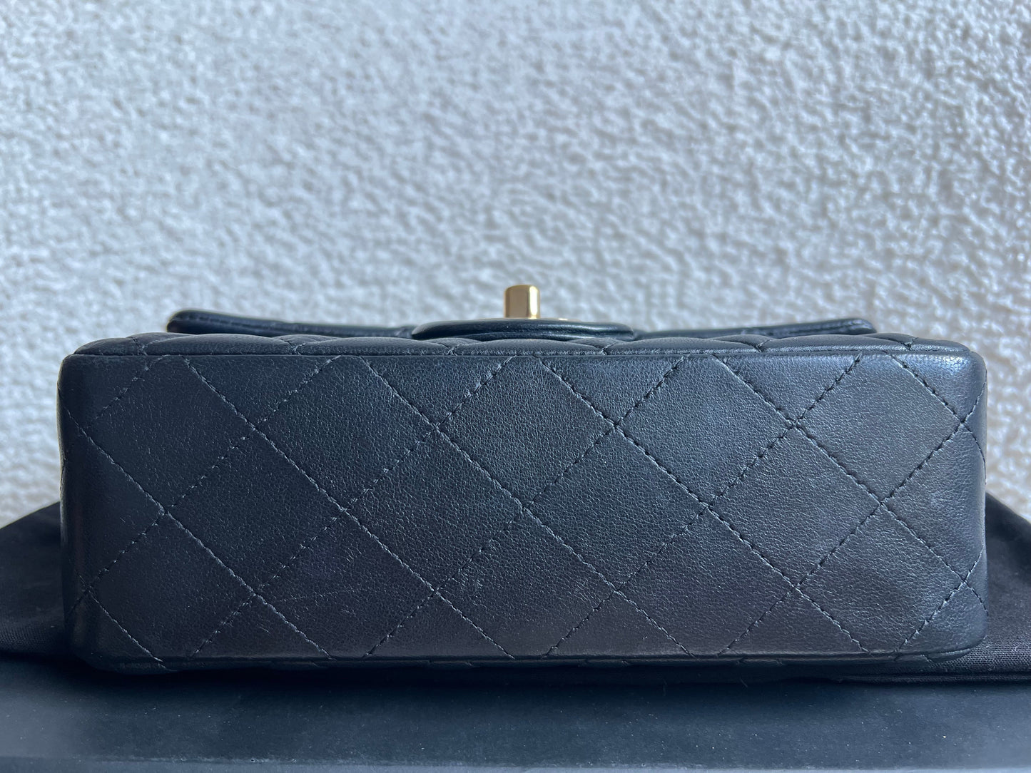 Chanel Mini Rectangular Classic Flap in Black Lambskin (RRP £4,390)